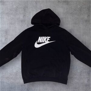 Nike Black/White Logo Hoodie Size XS Men